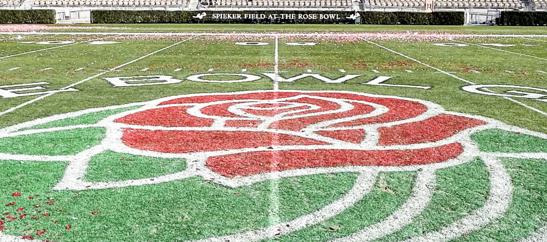 ROSE BOWL FIELD IS ready to go for the intense matchup